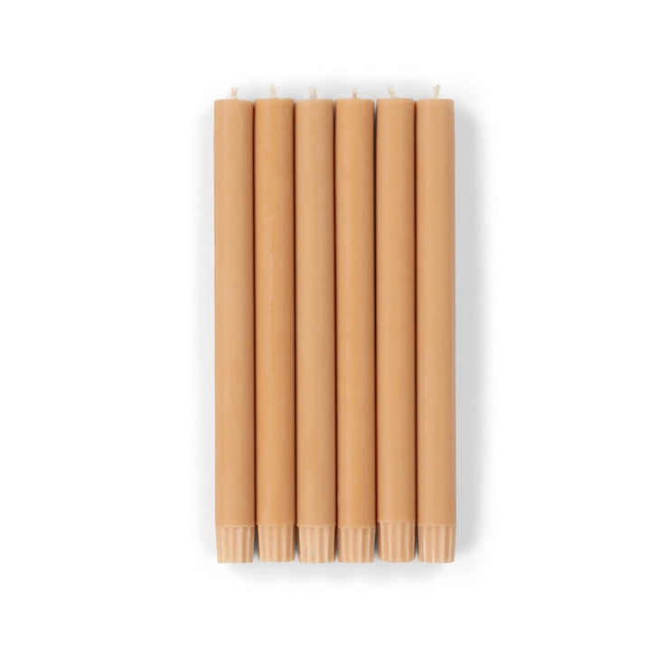 British Colour Standard Dinner Candles - Pack of 6
