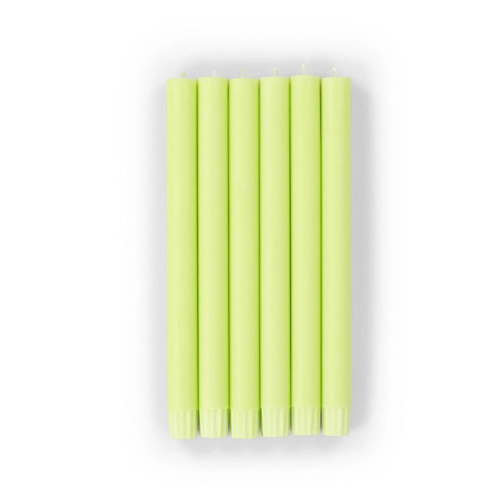 British Colour Standard Dinner Candles - Pack of 6