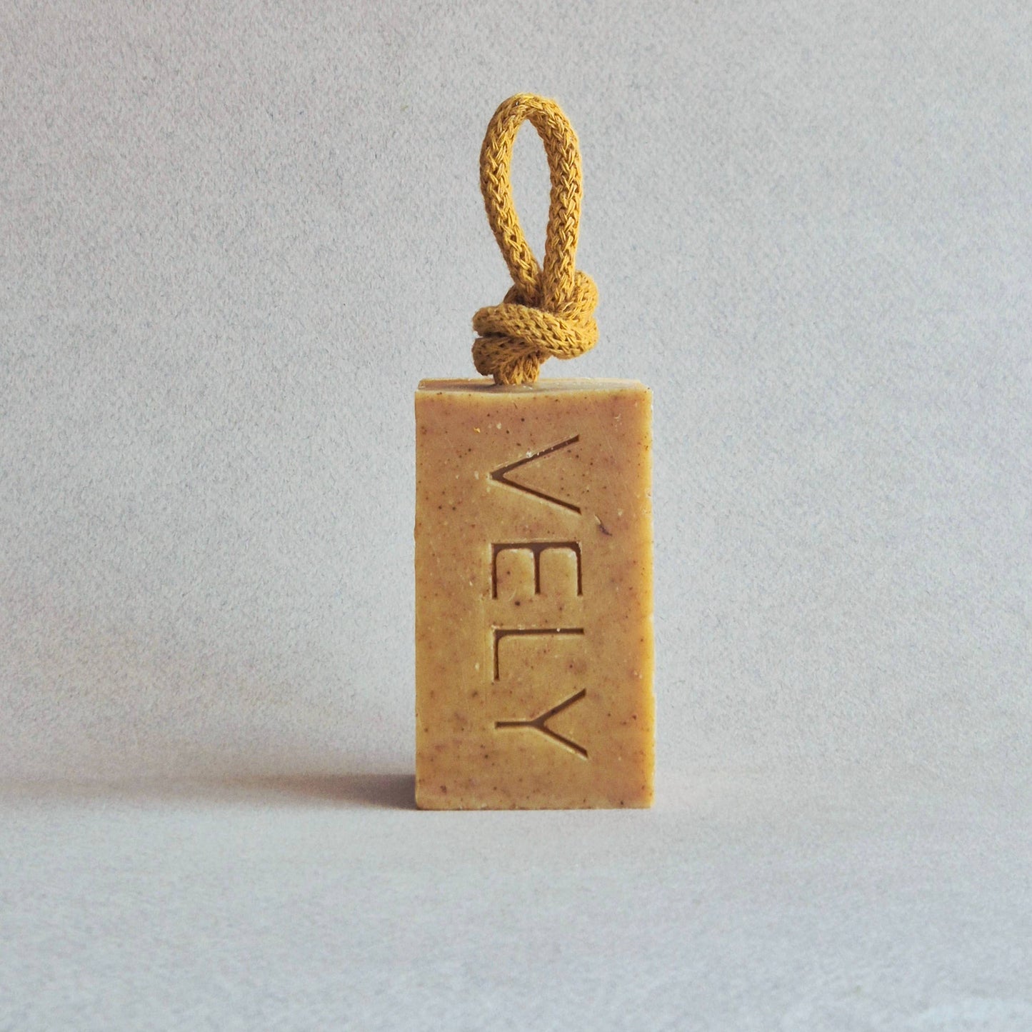 Natural Handmade Soap On A Rope - Orange Kiss
