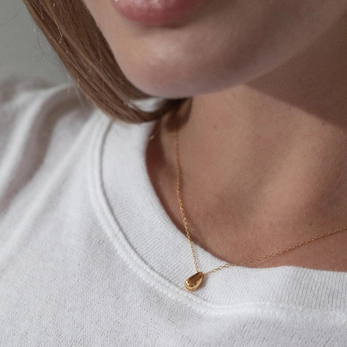 Gold Chain Necklace - Dewdrop