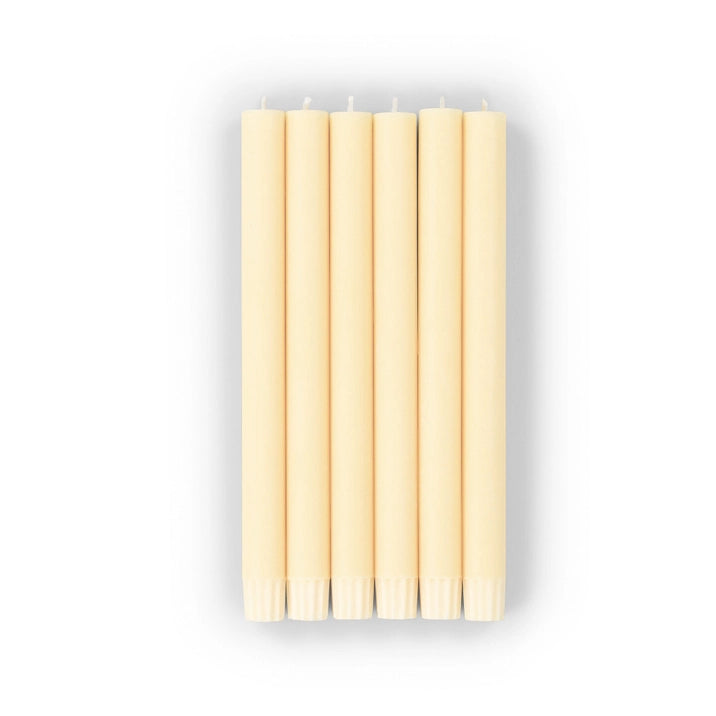 British Colour Standard Dinner Candles - Pack of 6