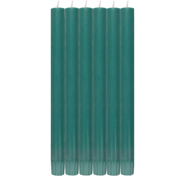 British Colour Standard Dinner Candles - Pack of 6
