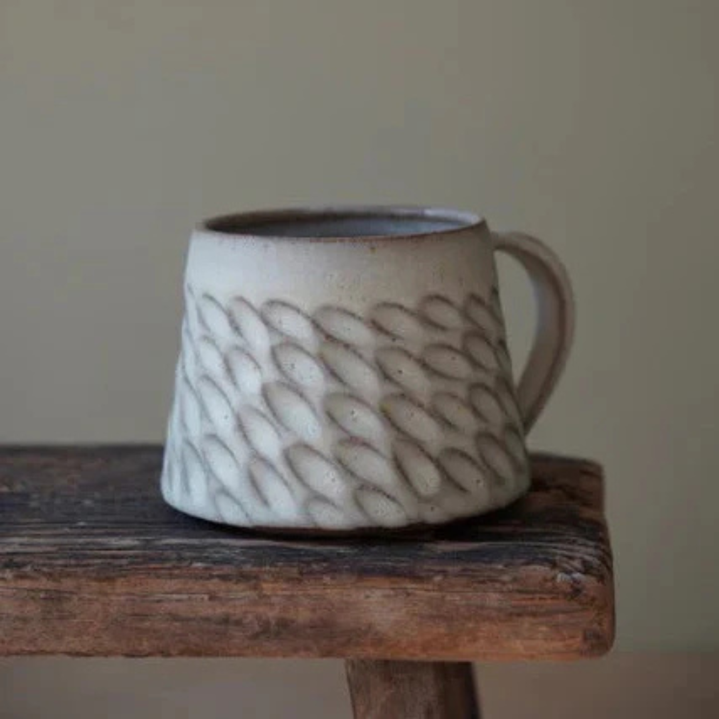 Hand Carved Mug - Design B