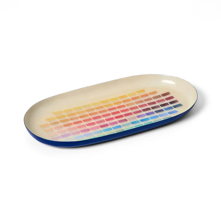 Oval Enamel Tray - Nomenclature of Colors