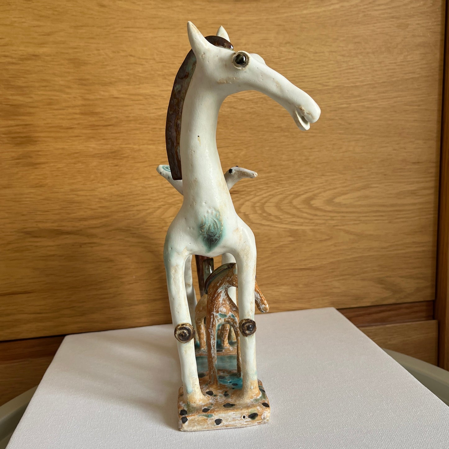 Shelagh Spear Mare, Bird on Back and Foal SS226