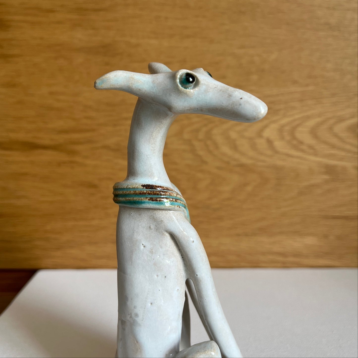 Shelagh Spear Sitting Dog SS231