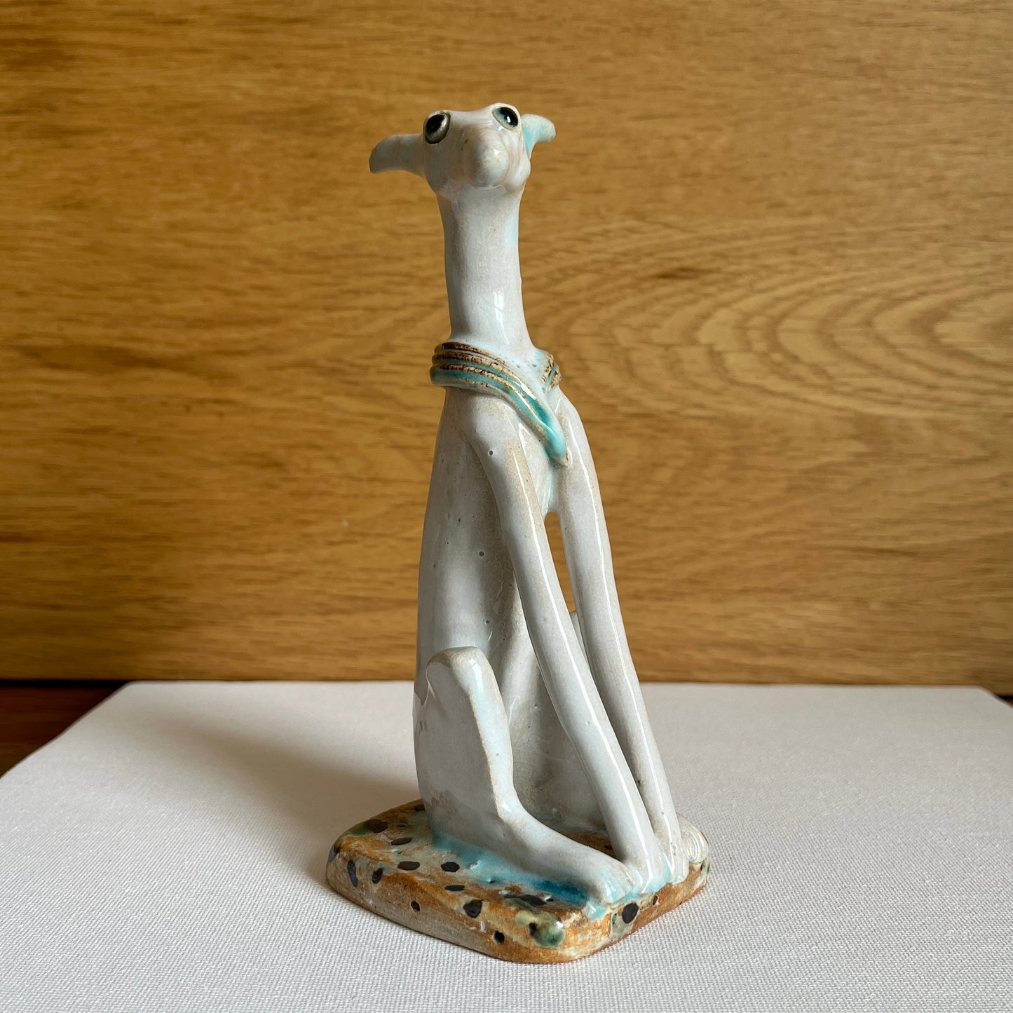 Shelagh Spear Sitting Dog SS231