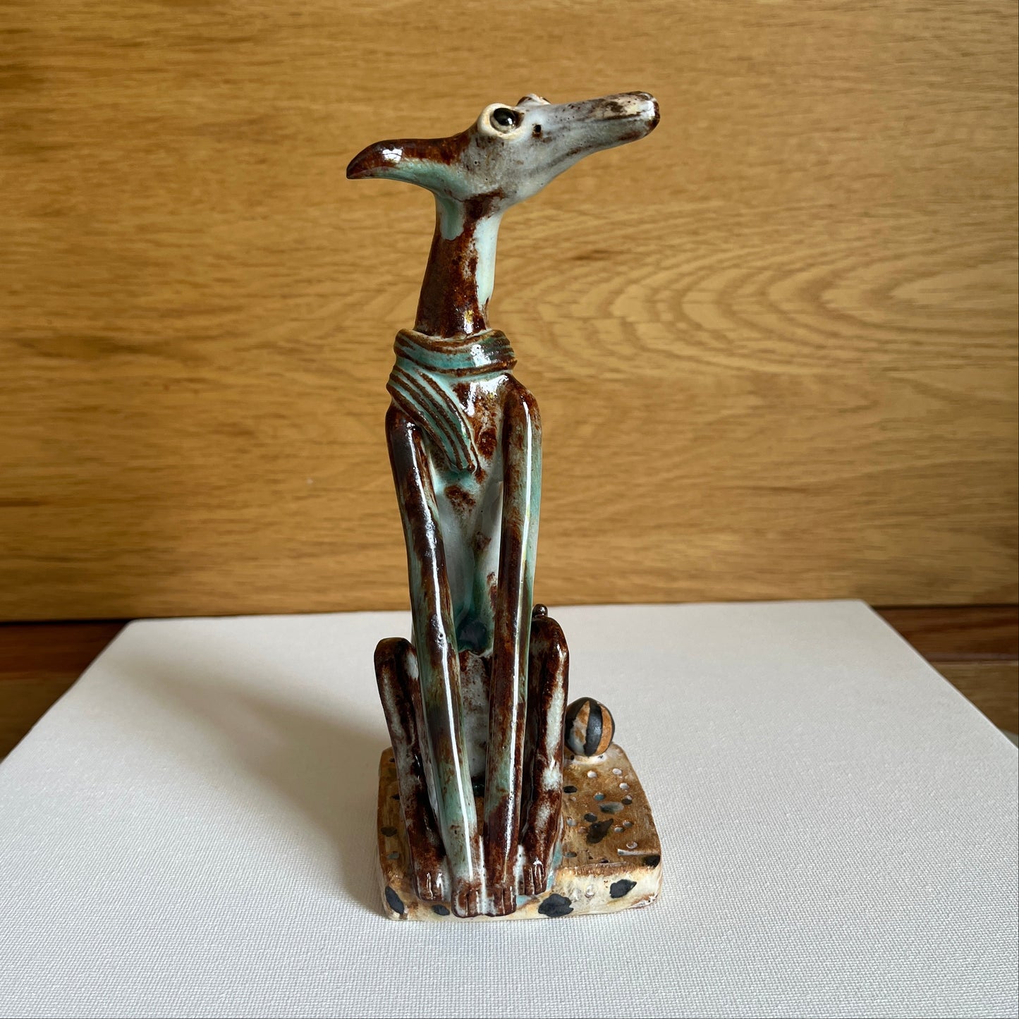 Shelagh Spear Dog and Ball SS230