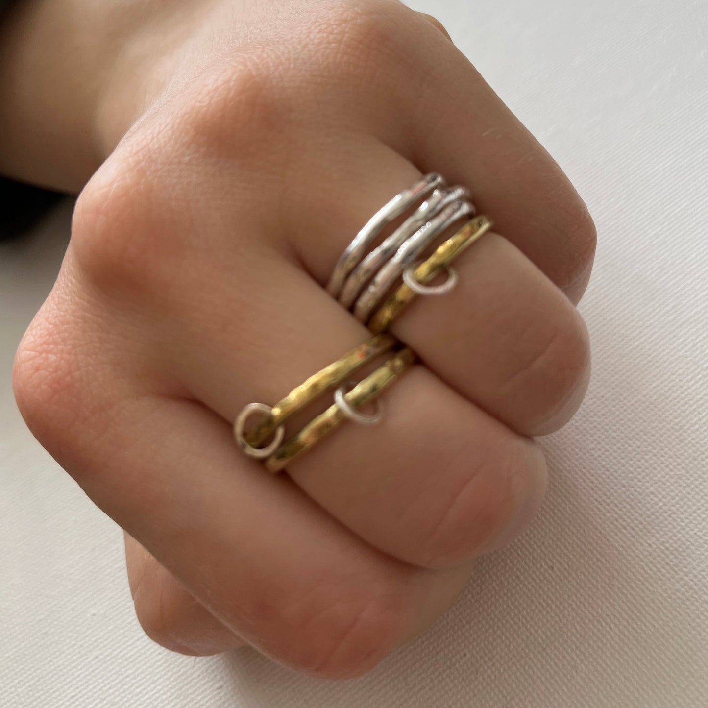 Eco-Silver Stacking Ring