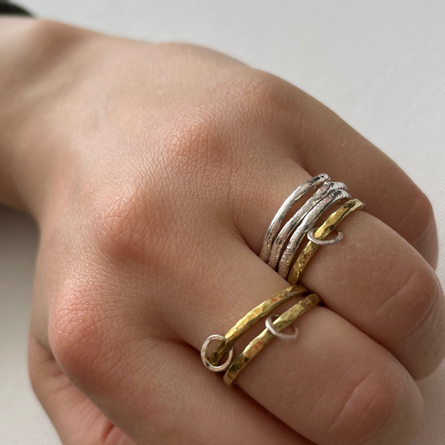 Eco-Silver Stacking Ring