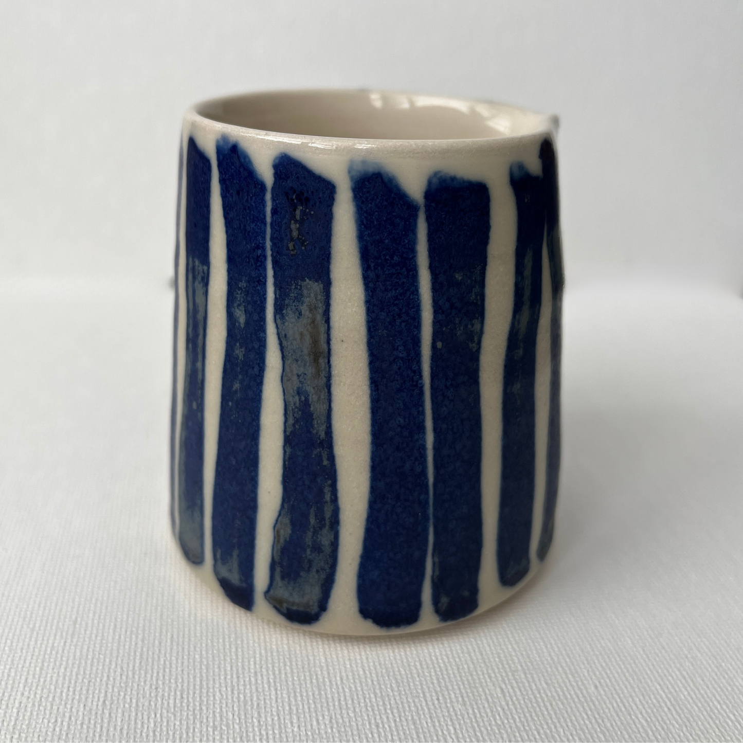EOT Ceramics Milk Jug - Cobalt Stripe Matte