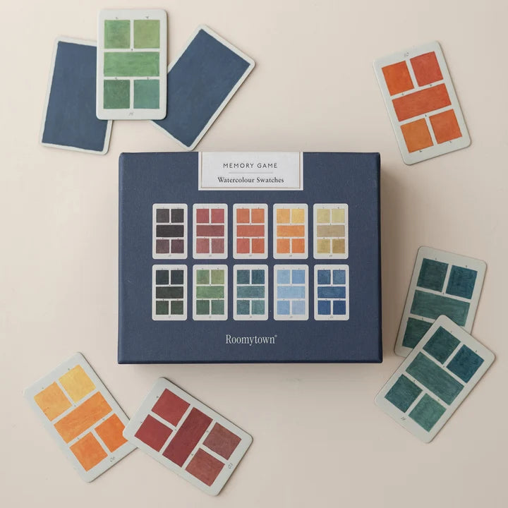 Memory Card Game - Watercolour Swatches