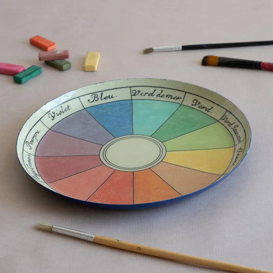 Round Enamel Tray - Cercle Chromatique