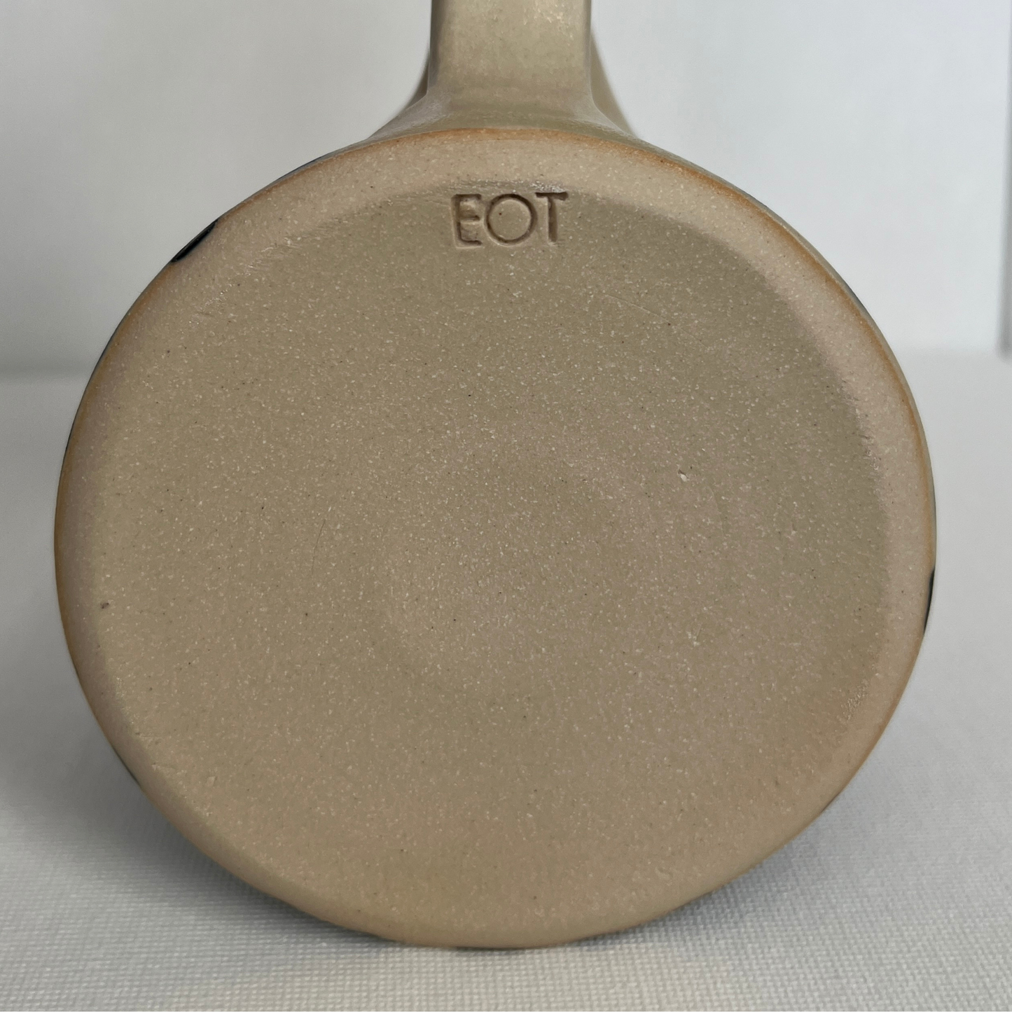 EOT Ceramics Short Mug - Cobalt Stripe Matte