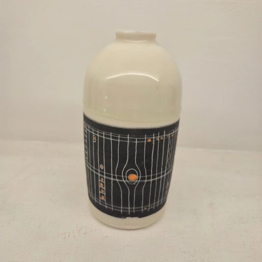 Sarah Cooling Sgraffito Bottle - Orange Pop