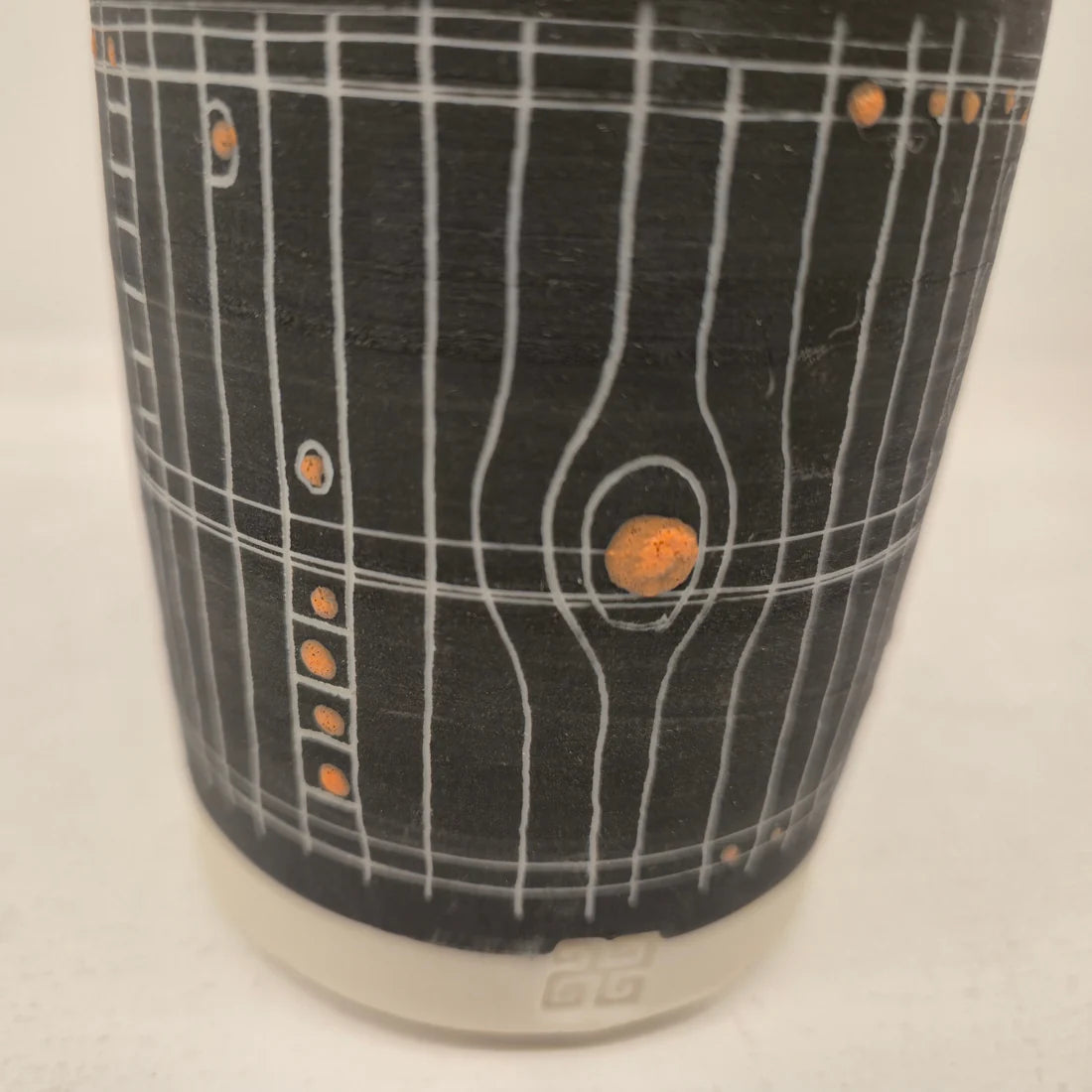 Sarah Cooling Sgraffito Bottle - Orange Pop