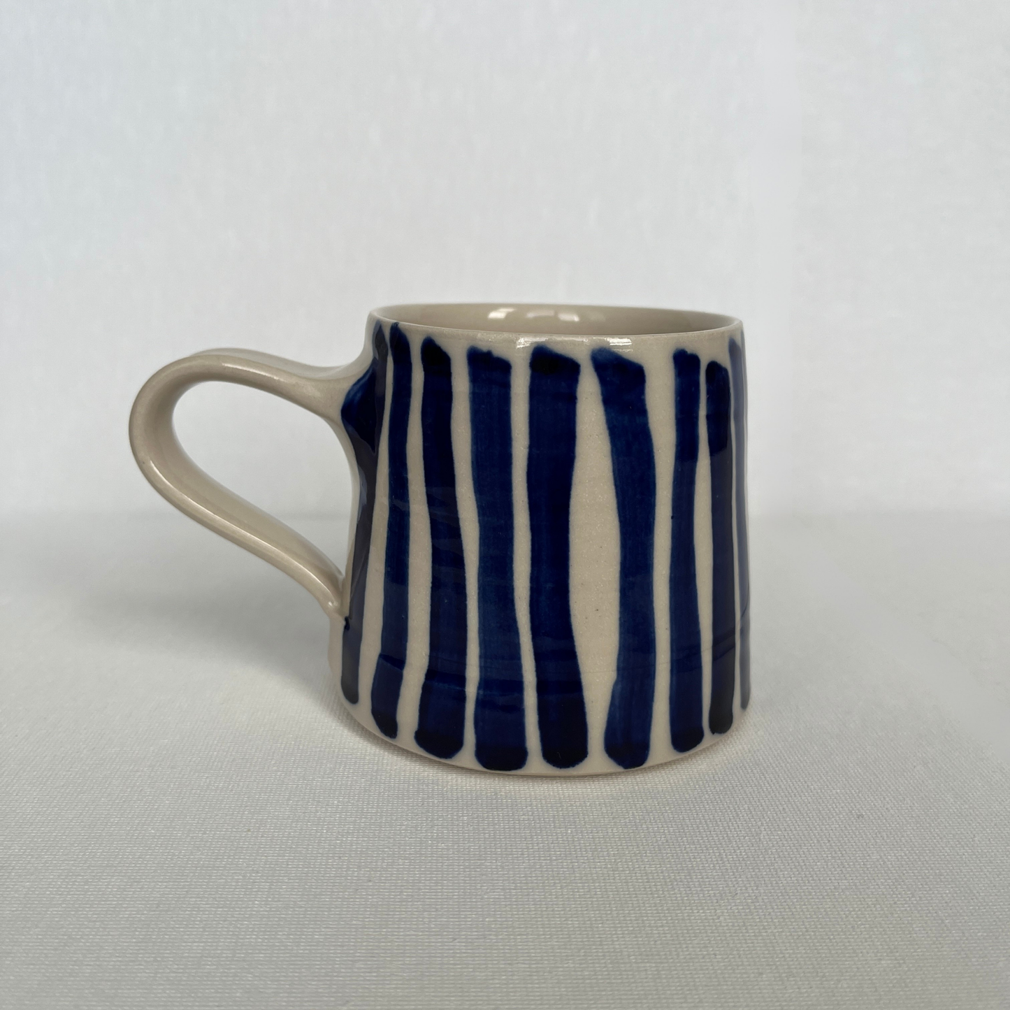 EOT Ceramics Tall Mug - Cobalt Stripe Gloss