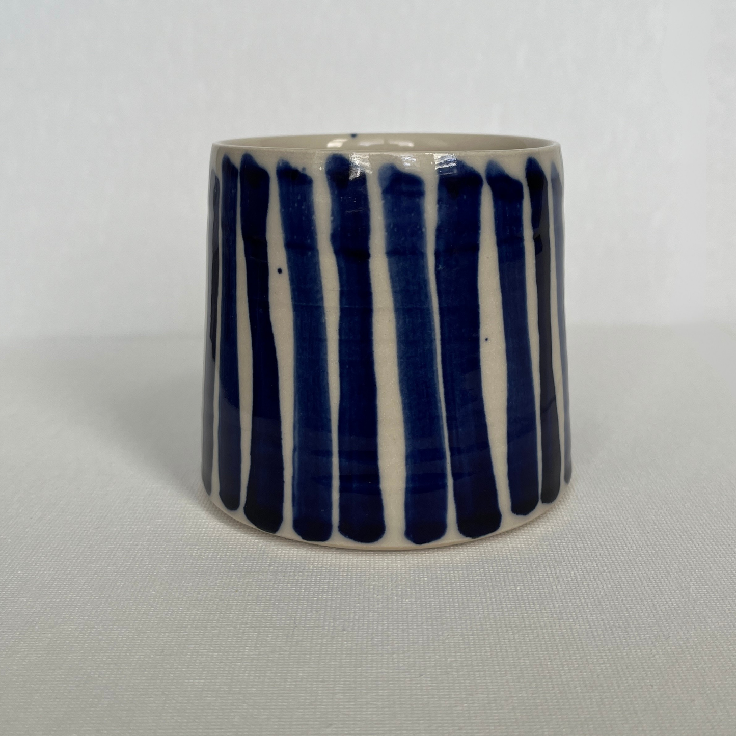 EOT Ceramics Tall Mug - Cobalt Stripe Gloss