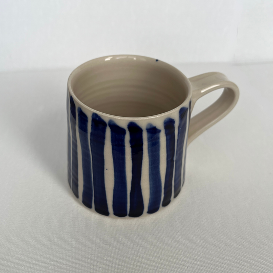 EOT Ceramics Tall Mug - Cobalt Stripe Gloss