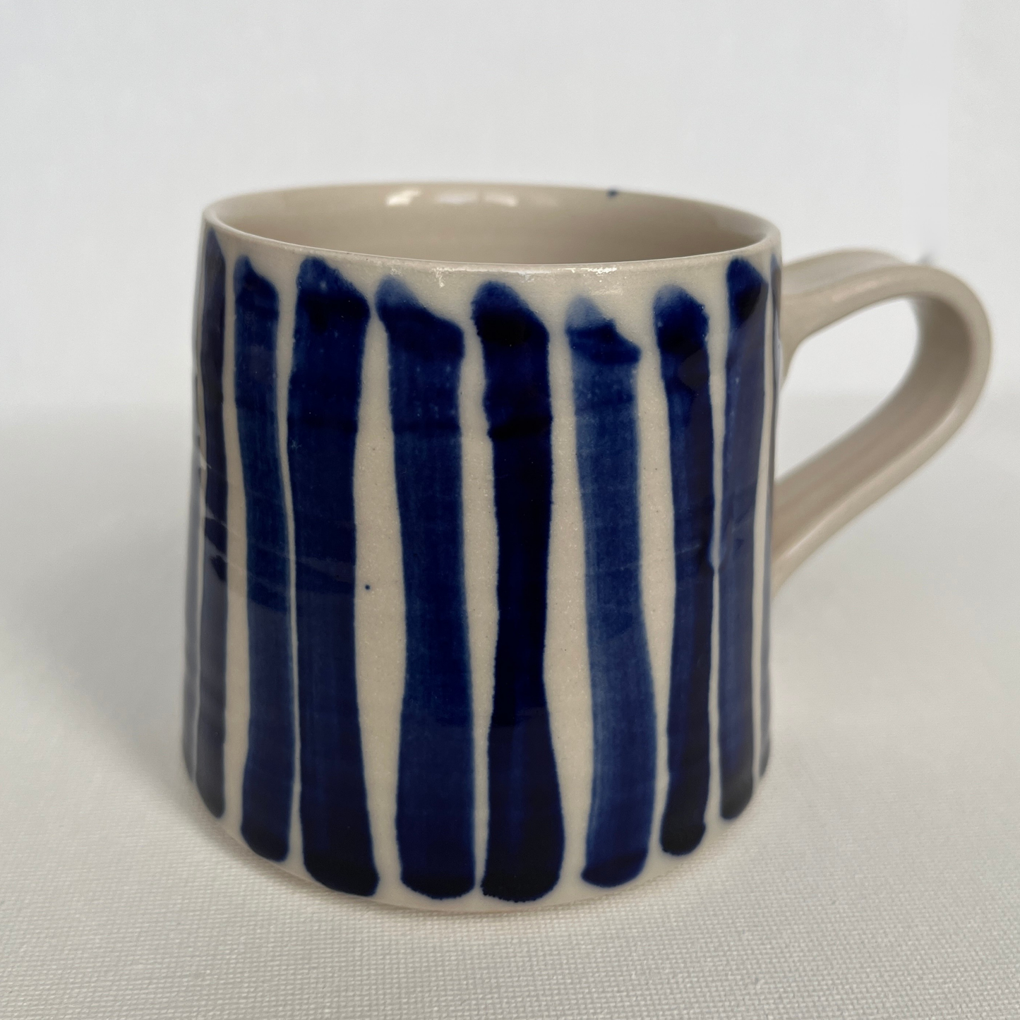 EOT Ceramics Tall Mug - Cobalt Stripe Gloss