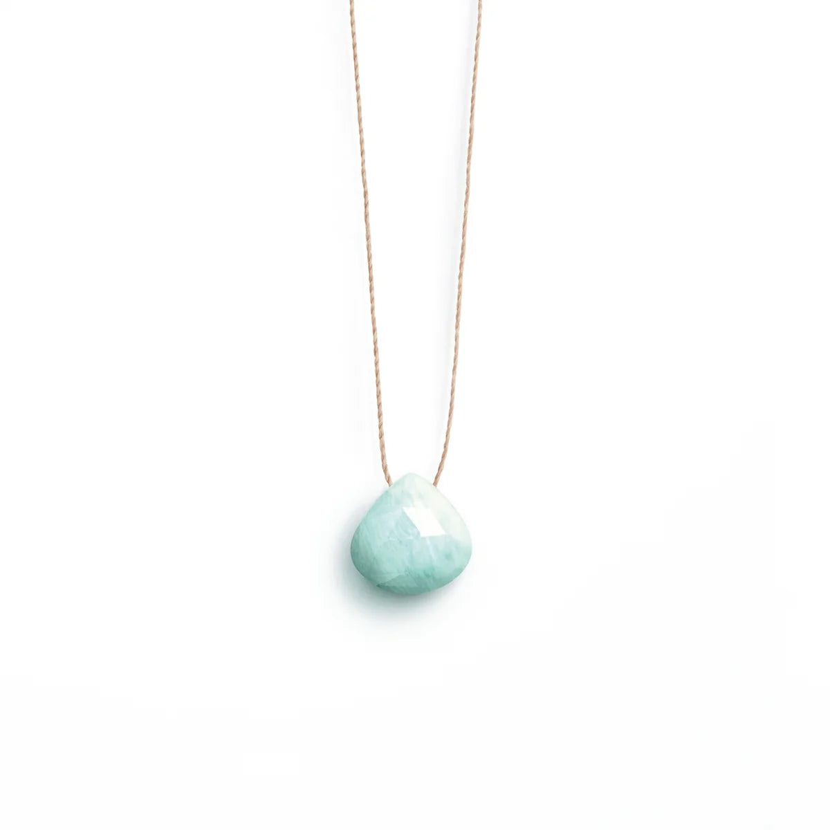 Wanderlust Life Fine Cord Necklace - Amazonite