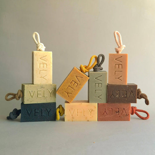 Natural Handmade Soap On A Rope - Early Morning
