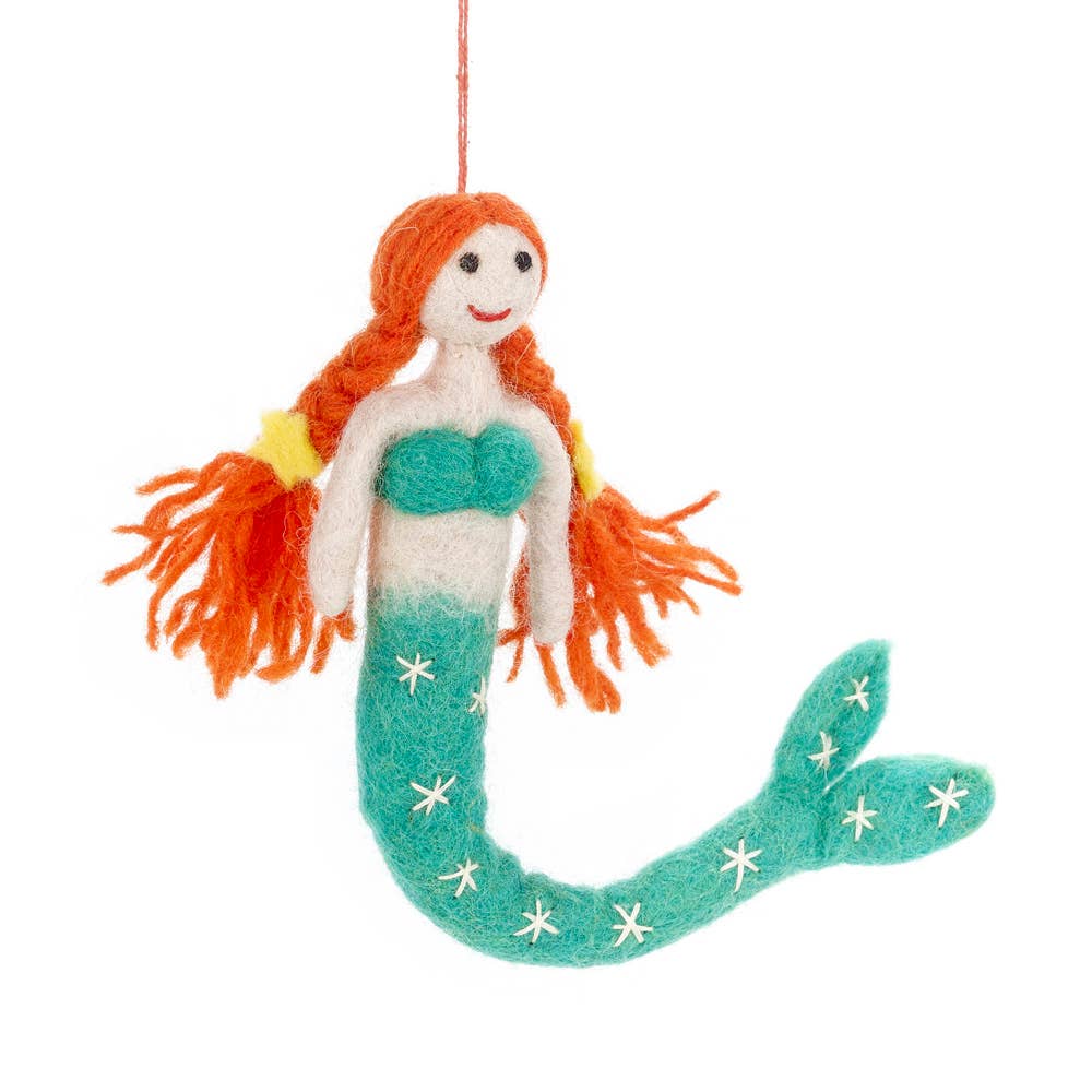 Felt So Good Magical Mermaids Hanging Decorations: Sandy (Pink)