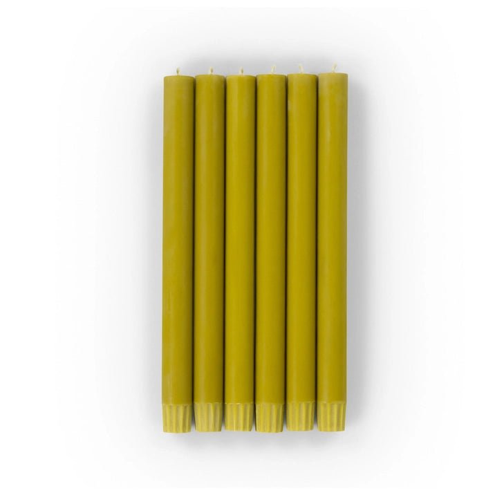 British Colour Standard Dinner Candles - Pack of 6