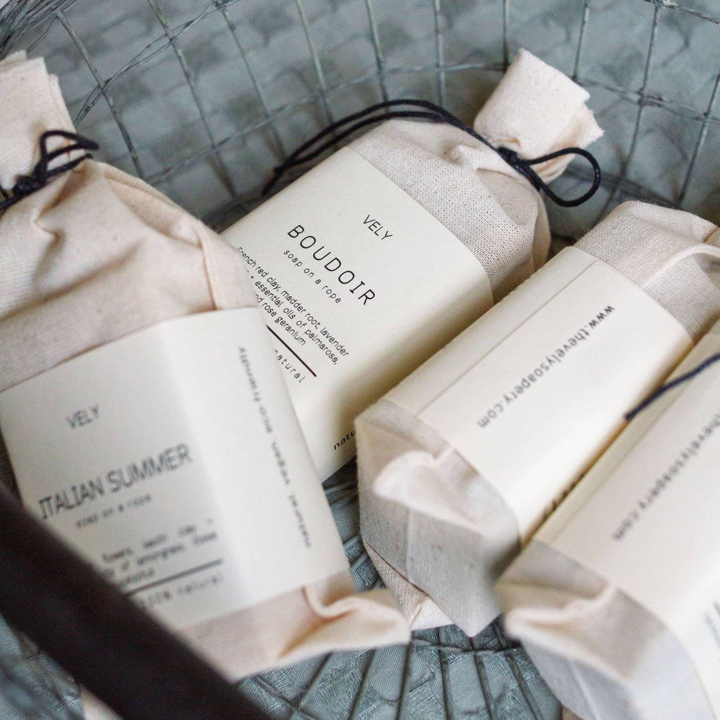 Natural Handmade Soap On A Rope - Italian Summer