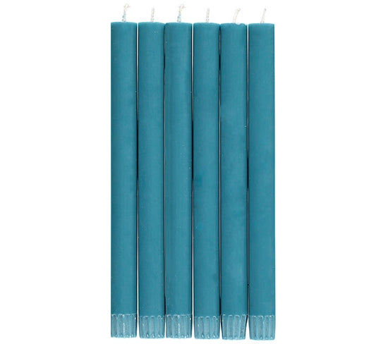 British Colour Standard Dinner Candles - Pack of 6