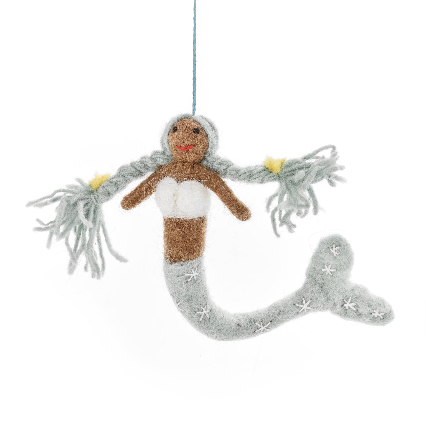 Felt So Good Magical Mermaids Hanging Decorations: Oceania (Green)