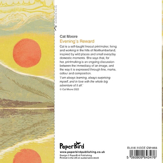 Greetings Card - Evening's Reward