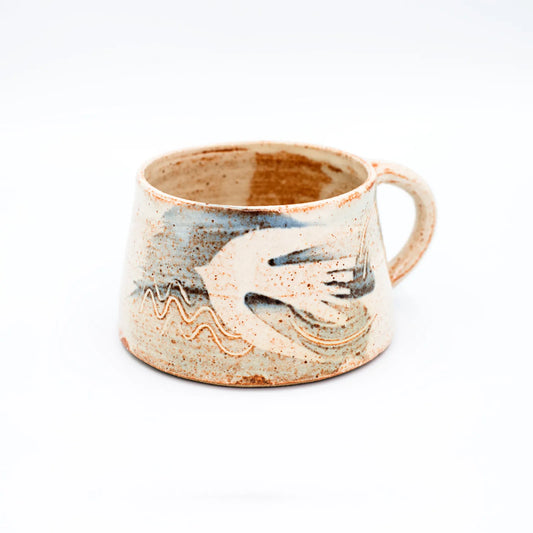 Gilliflower Pottery Summer Birds Short Mug