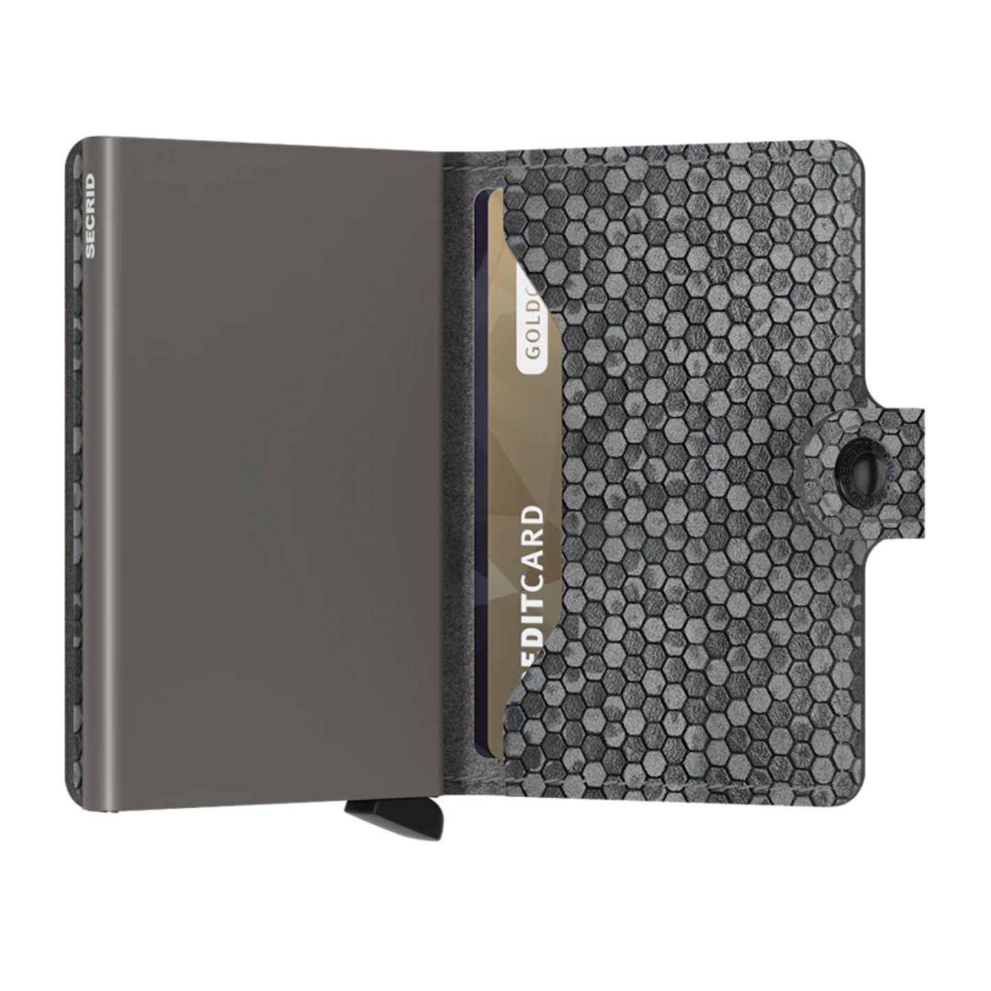 Mini Wallet - Hexagon Grey
