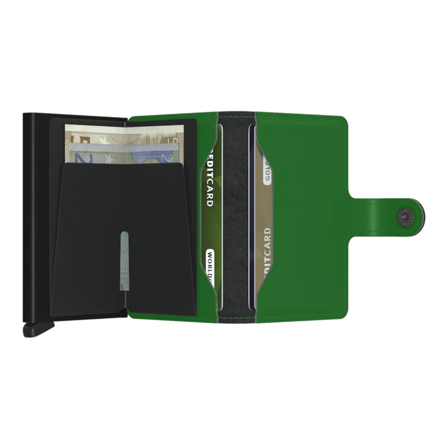 Mini Wallet - Matte Bright Green