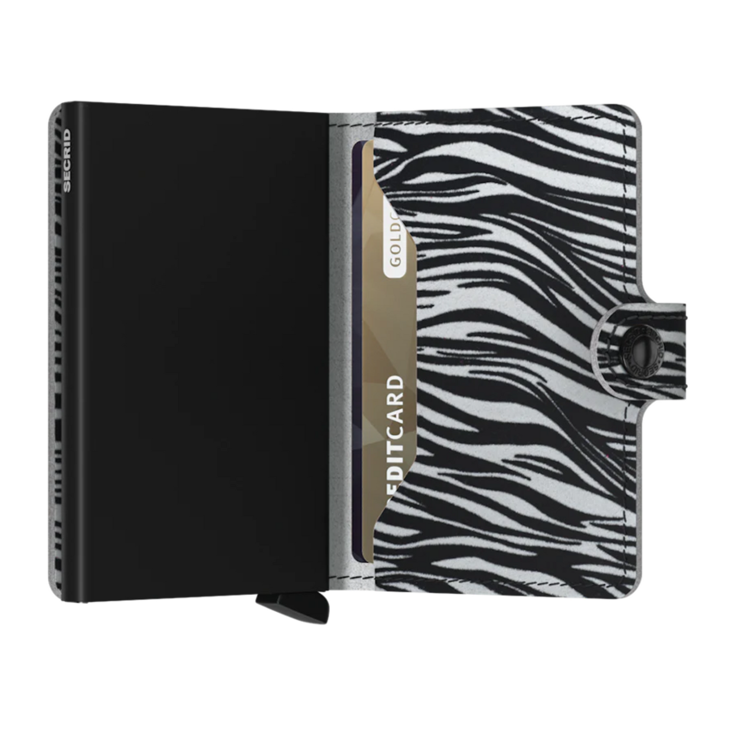 Mini Wallet - Zebra Light Grey