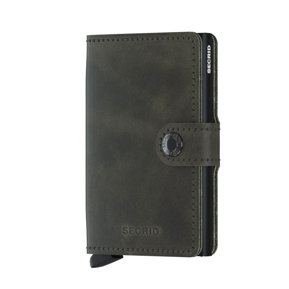 Mini Wallet - Vintage Black Olive