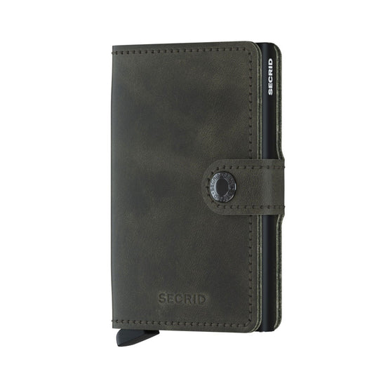 Mini Wallet - Vintage Black Olive