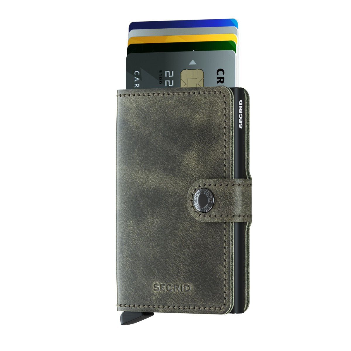 Mini Wallet - Vintage Black Olive