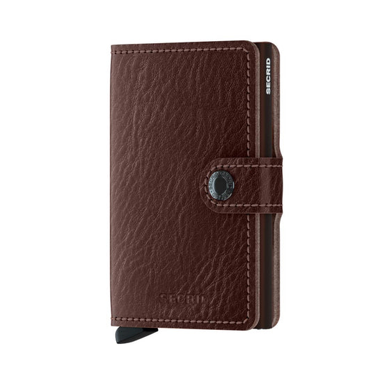 Mini Wallet Veg Espresso Brown