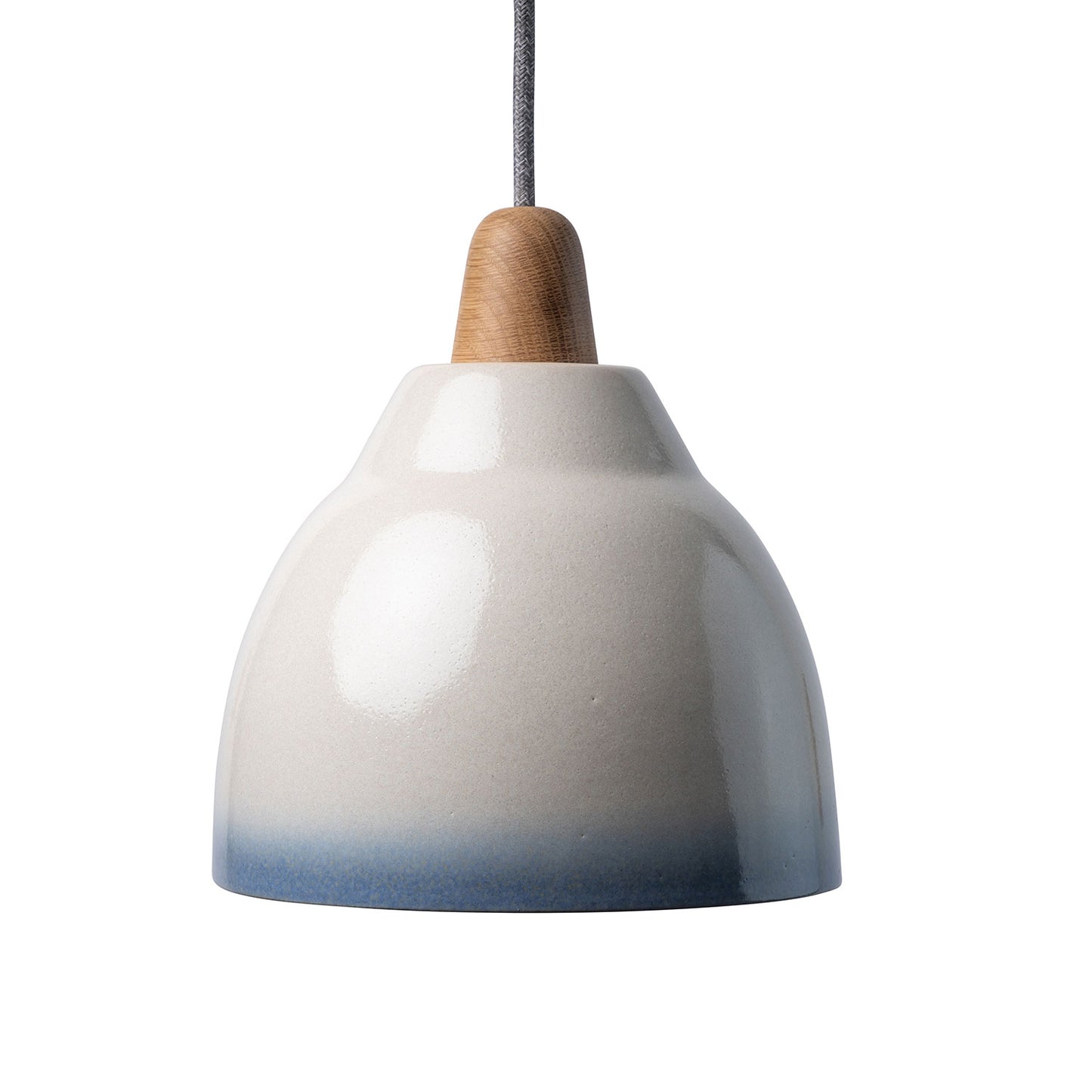 Studio Haran Element Ceramic and Oak Pendant Light